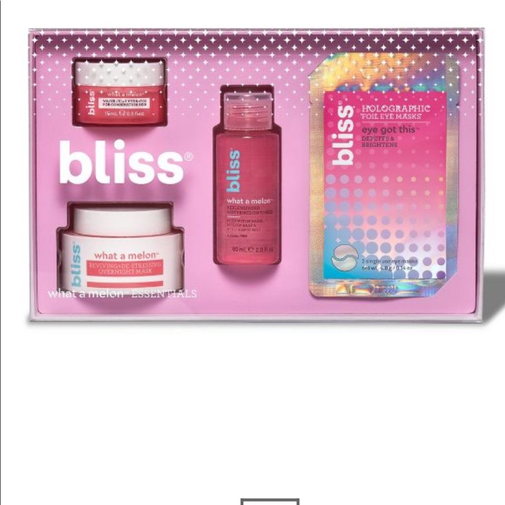 Bliss skincare for Women/ Men 4 piece set.